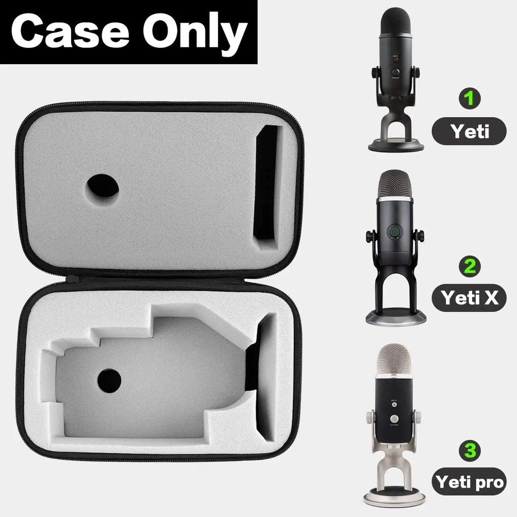 Comecase EVA Carrying Case for Blue Yeti & Yeti Pro USB Mic Microphone Carrying Case Babs