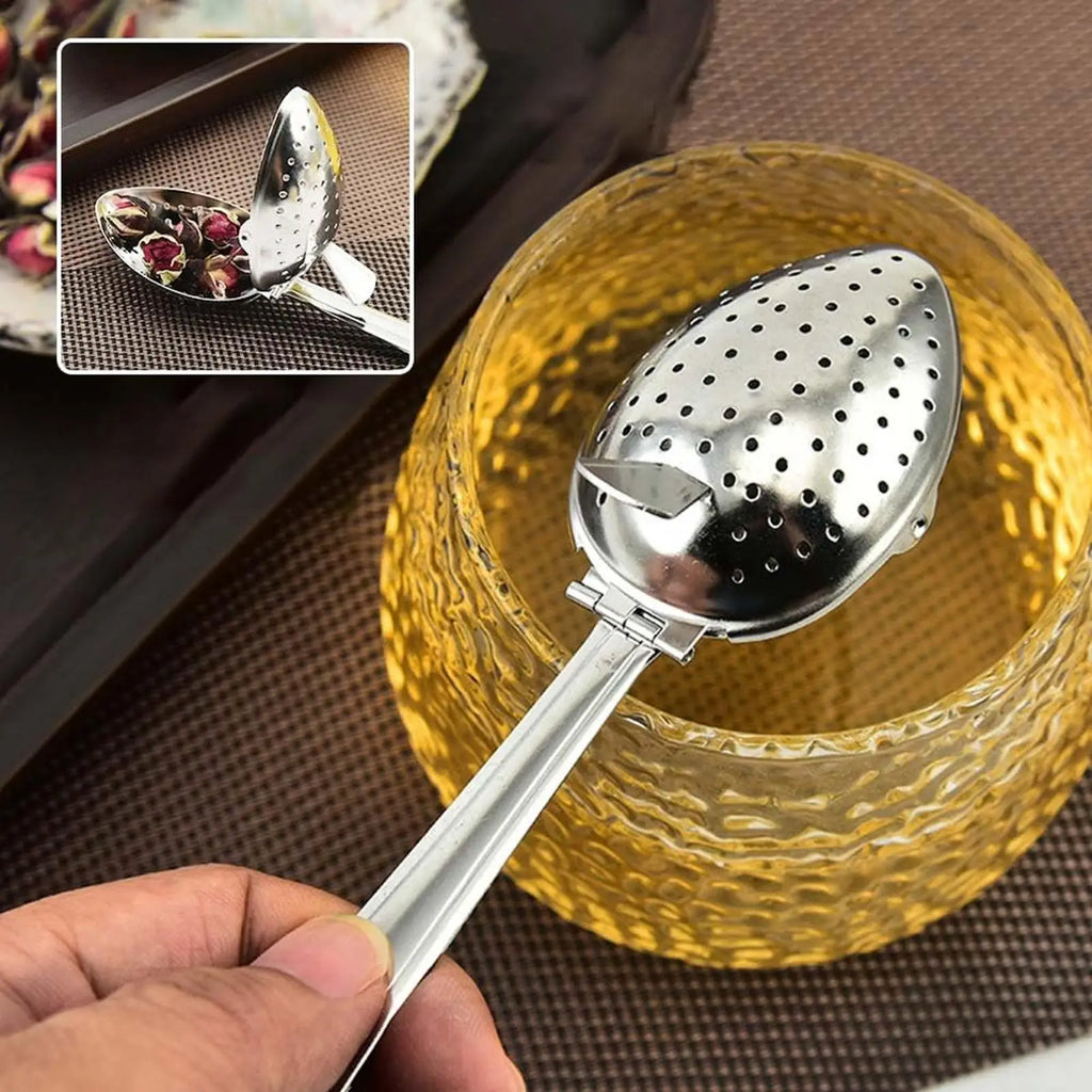 Stainless Steel Tea Infuser Spoon – Fine Mesh Loose Leaf Strainer Tea Infuser Spoon Babs