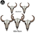 5-Piece Western Cowboy Foil Balloons – Party Decor Set Party Foil Balloons Babs MULTI As show