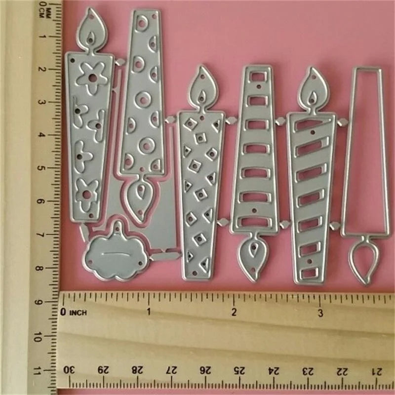 Happy Birthday Metal Cutting Die – Scrapbooking Embossing Stencil Craft Cutting Die Babs B