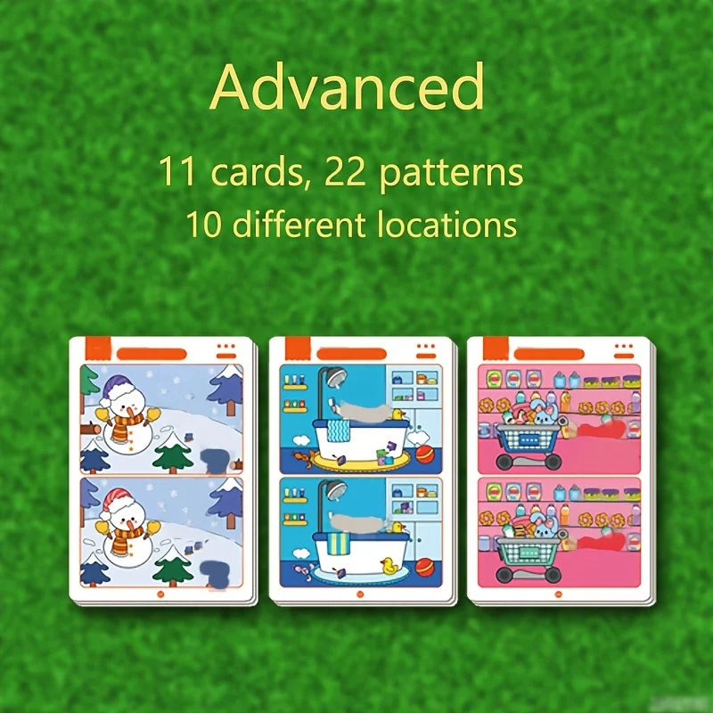 Reusable Fault Finding Game – Focus & Attention Training Kids Educational Activity Game Babs Senior
