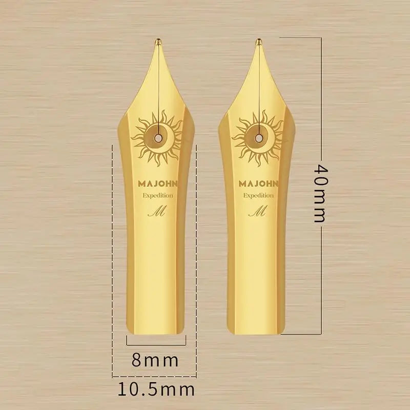 No.8 BOCK Silver Fountain Pen Nib F/M – P139 P140 Compatible Fountain Pen Nib Babs