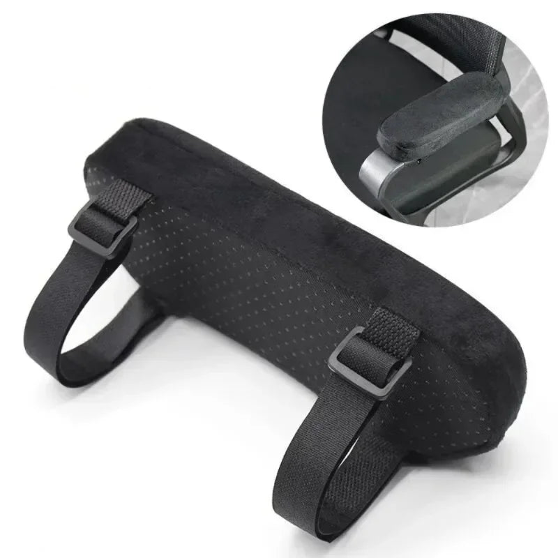 2Pcs Office Chair Armrest Cushion Pads – Plush Foam Elbow Cover Chair Armrest Cushion Babs