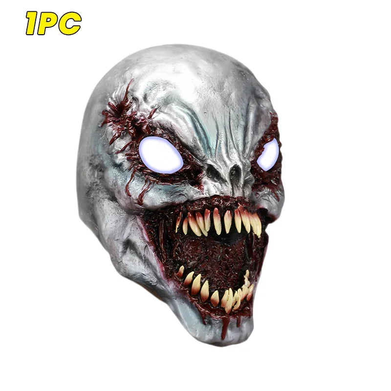 Venom LED Cosplay Mask & Gloves – Halloween Costume Set Cosplay Mask Set Babs Sliver-1PC