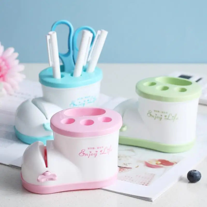 Rain Boot Toothbrush & Pen Holder – Cartoon Bathroom Organizer Bathroom Organizer Babs
