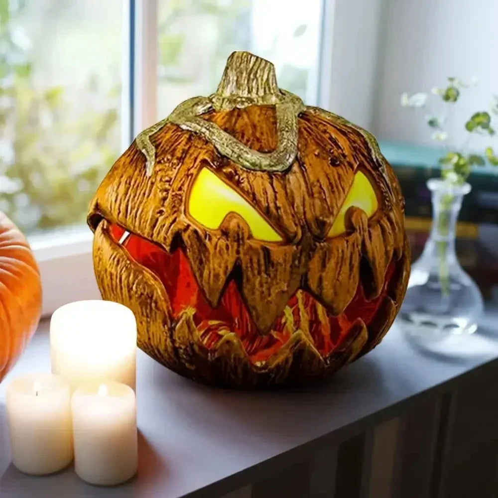 Halloween Rising Scary Pumpkin Yard Decoration – Motion & Sound Halloween Yard Prop Babs