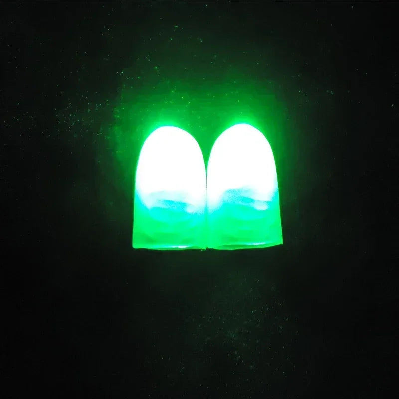 Light-Up Flash Finger Toy – Glow Magic Trick Party Prop Magic Trick Toy Babs green