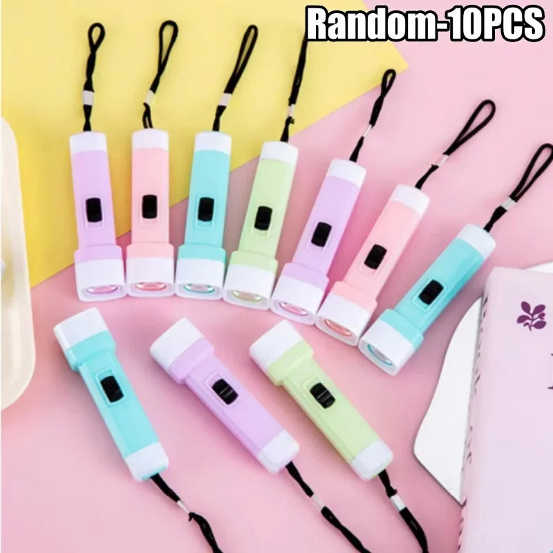 Mini LED Flashlight for Kids – Party Favors & Camping Gear Mini LED Flashlight Babs Random-10PCS