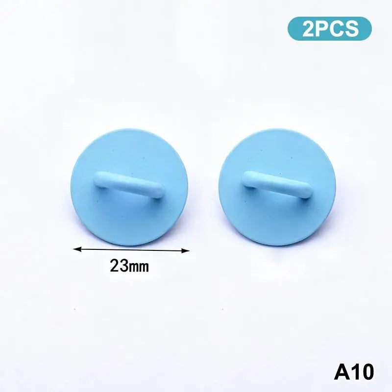 2pcs Adhesive Metal Phone Charm Holder & Keychain Hook Phone Charm Holder Babs A10