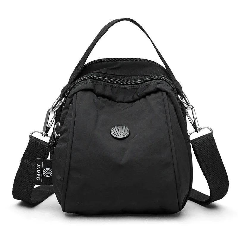 Women's Nylon Crossbody Phone Bag – Wallet & Travel Purse Crossbody Phone Bag Babs Black