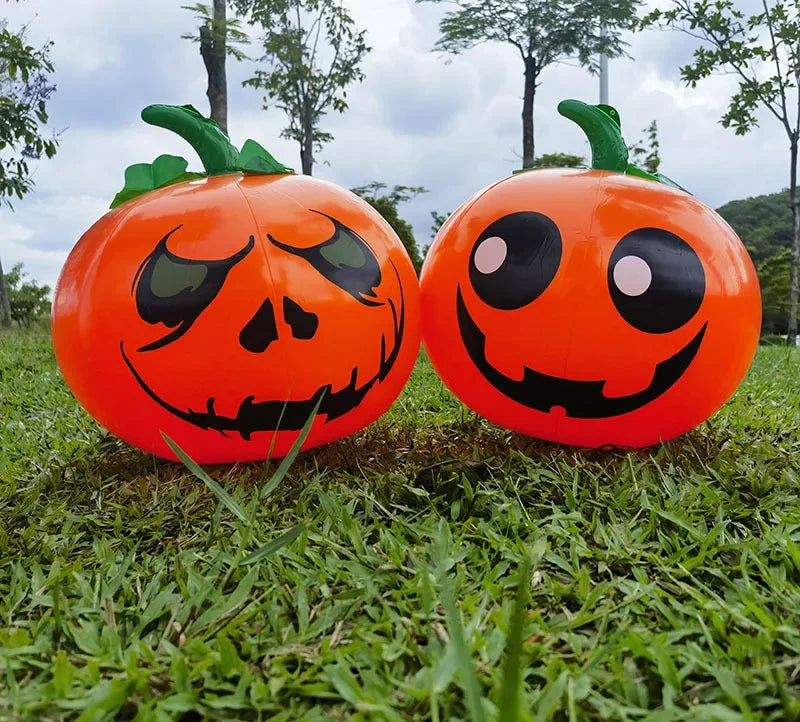 Large Halloween Inflatable Pumpkin Balloon – Outdoor & Party Decor Halloween Inflatable Decor Babs Mix-2PCS as shown