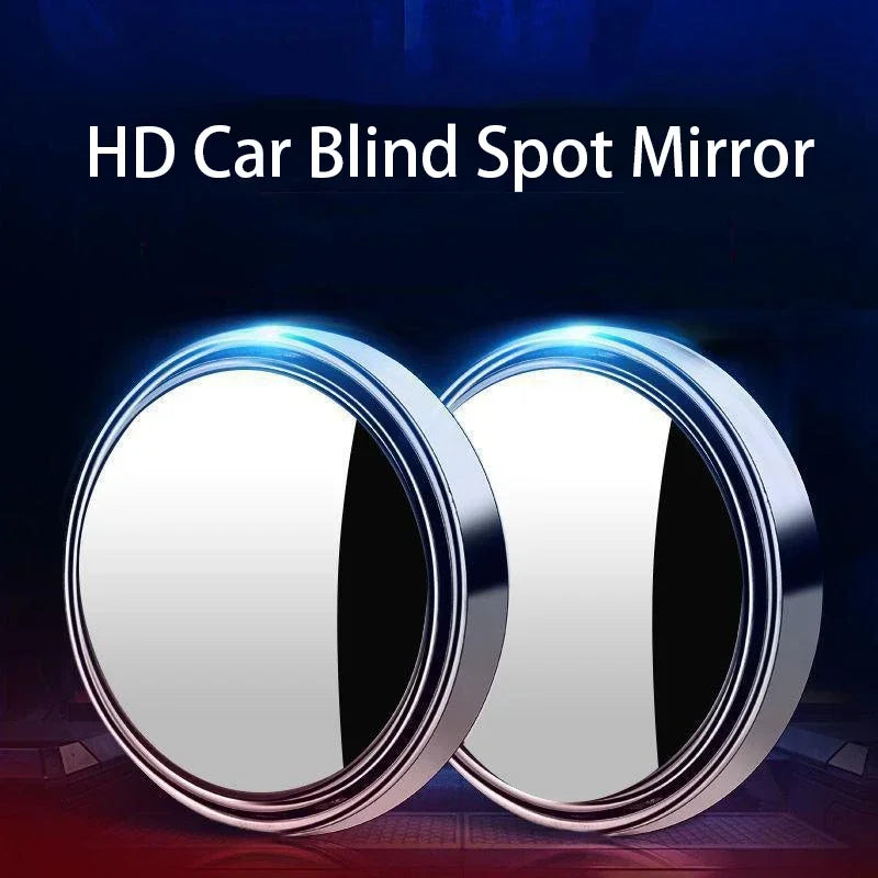 2Pcs Convex Blind Spot Mirrors – 360° Wide-Angle Car Mirror Set Blind Spot Mirror Babs