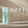 4-in-1 Refillable Travel Dispenser Bottles – Leak Proof Set Travel Dispenser Bottles Babs Light blue