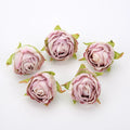Artificial Silk Rose Flower Heads 5/10Pcs – Wedding & DIY Decor Artificial Silk Flowers Babs Light Purple 10Pcs