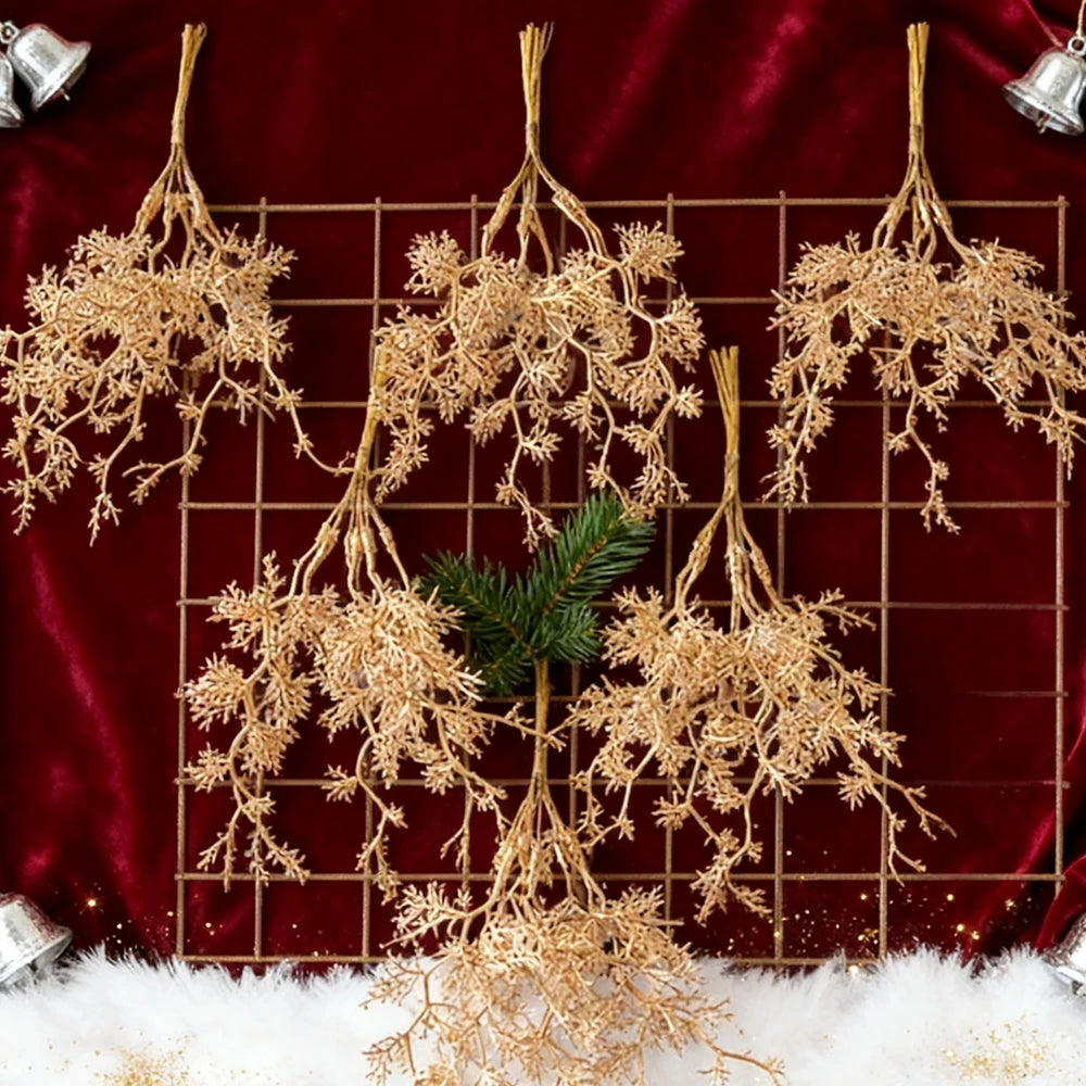 Artificial Gold & Silver Decorative Branches – Holiday DIY Decor Artificial Decorative Branch Babs