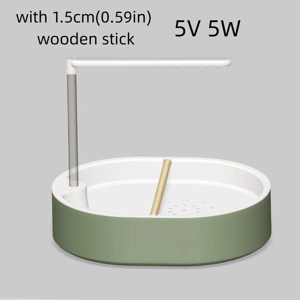 Automatic Circulating Bird Bath with Perch – Large Parrot Pool Bird Bath Babs White Style C