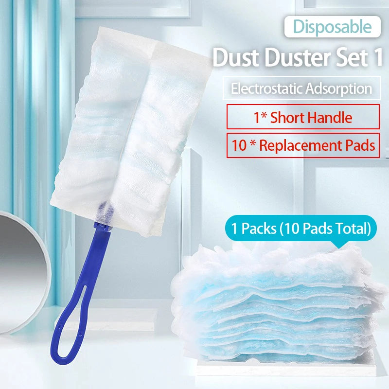 Disposable Microfiber Duster Heads 10/40pcs | Blinds & Surfaces Disposable Duster Heads Babs 1handle 10PCS