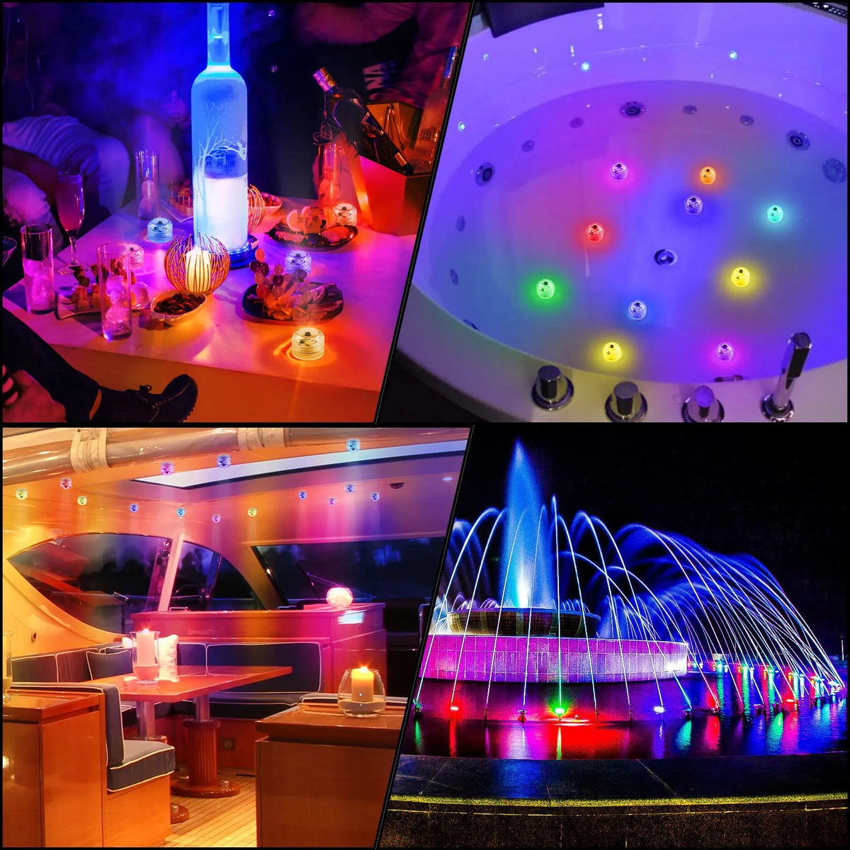 12-Pack Waterproof LED Tea Light Candles for Fish Tank & Home LED Tea Light Set Babs