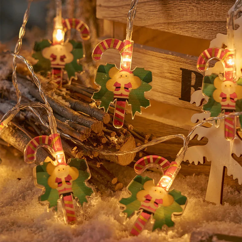 Christmas Tree LED String Lights 1.5M 10LED Fairy Light Garland LED Fairy String Lights Babs F