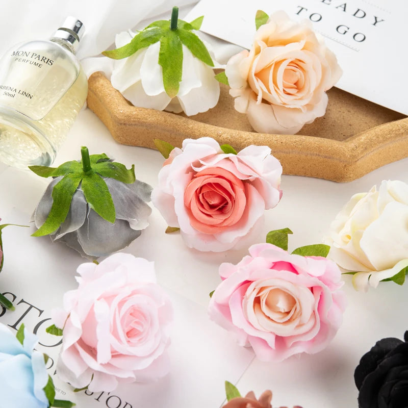 Silk Rose Artificial Flowers – Wedding & Home Décor, 40–80 Pcs Artificial Silk Flowers Babs