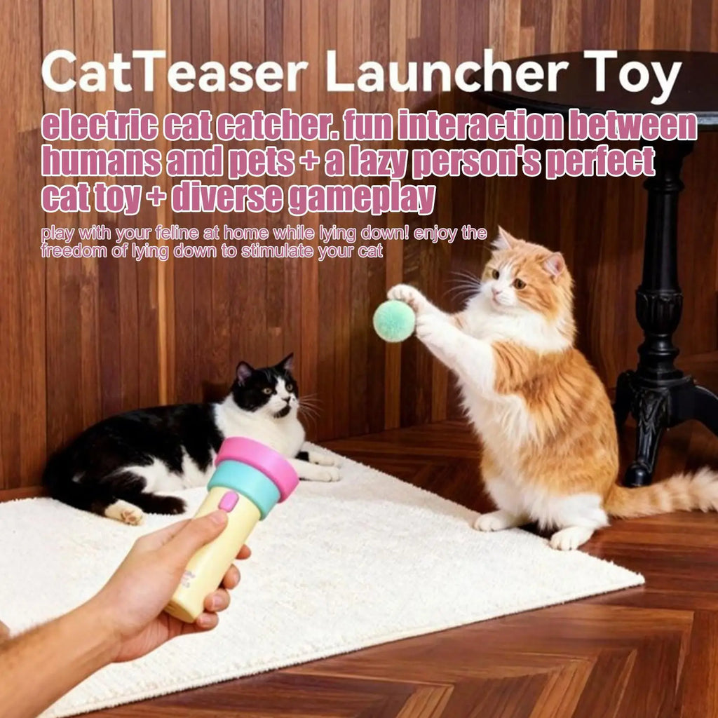 Interactive Electronic Cat Teaser Toy – Indoor Enrichment Interactive Cat Toy Babs