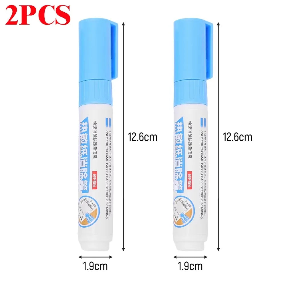Thermal Paper Privacy Eraser Pen – No-Trace Info Remover Privacy Eraser Pen Babs 2PCS
