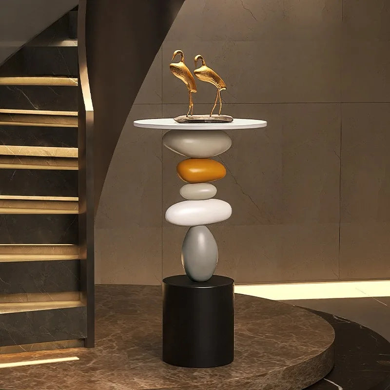 Modern Round Side Table | Minimalist Living Room & Bedroom Modern Side Table Babs