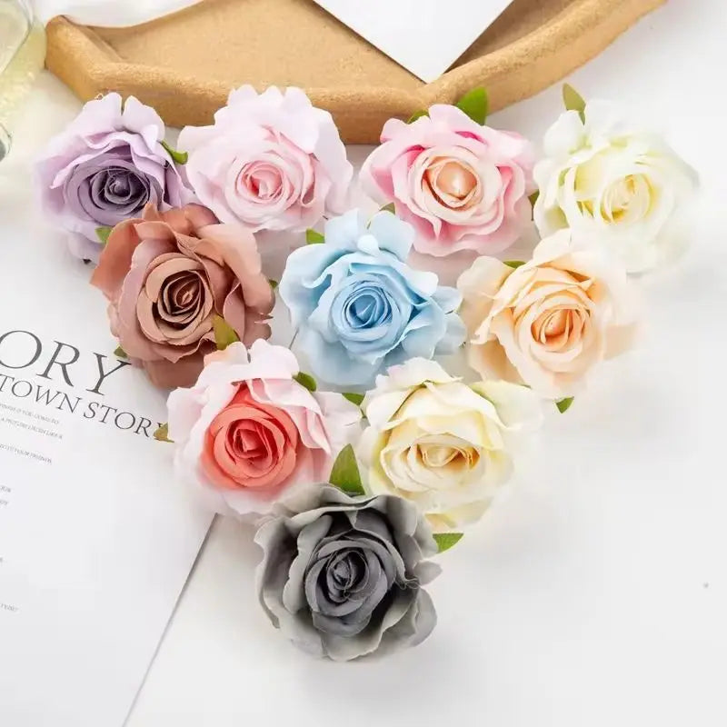 Silk Rose Artificial Flowers Bulk 50/100pcs – Wedding & Decor Artificial Silk Flowers Babs