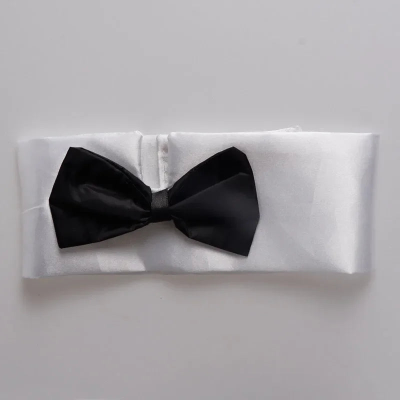 Men's Dancer Cosplay Costume Set – Bow Tie Collar & Cuffs Costume Accessory Set Babs