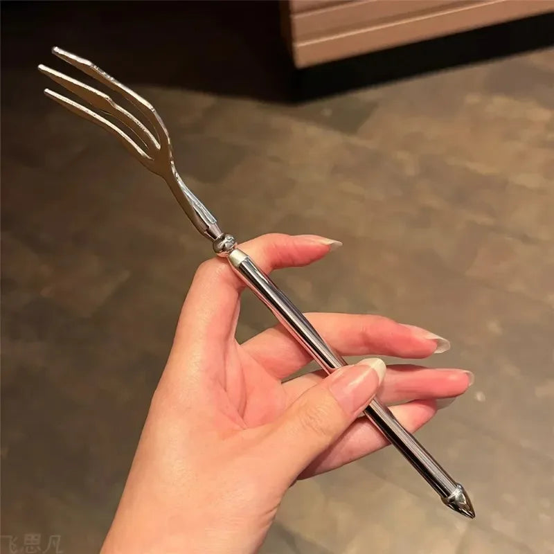 Sea God's Trident Stainless Steel Fork – Unique Gift Pick Novelty Flatware Fork Babs