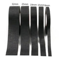 Black Electrical Fabric Tape – Heat Resistant Waterproof Wire Wrap Electrical Fabric Tape Babs black 19MM 10M- (1 roll)