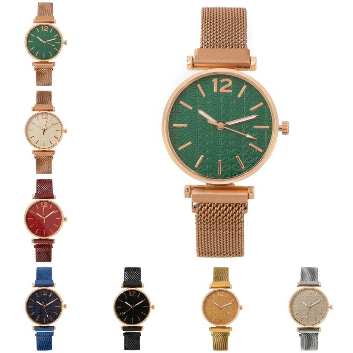 Women's Golden Vintage Quartz Wristwatch – Luxury Ladies Watch Ladies Fashion Watch Babs