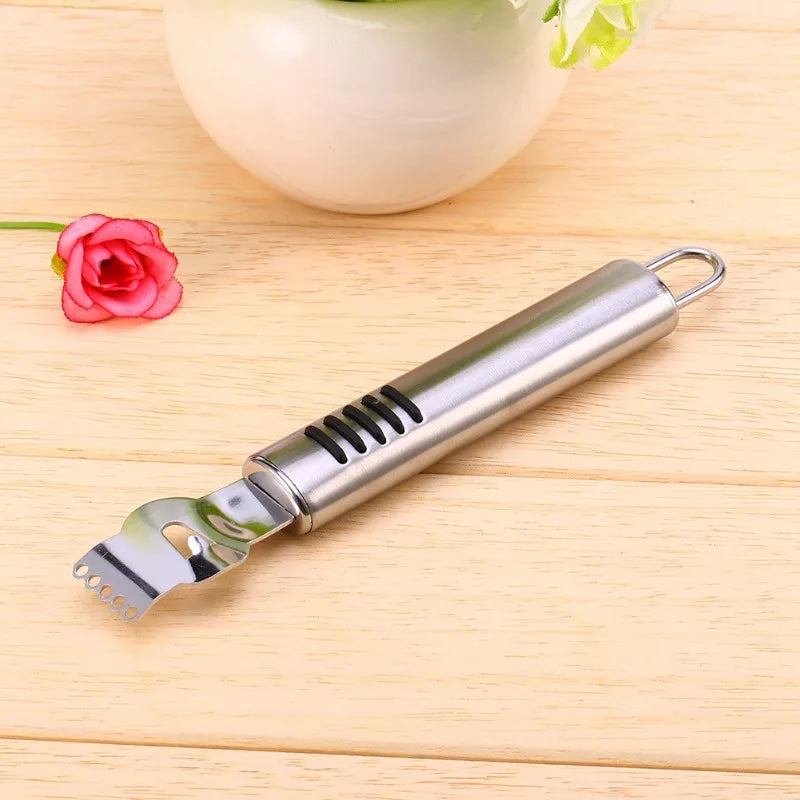 Stainless Steel Citrus Zester & Fruit Peeler Kitchen Tool Citrus Zester Tool Babs
