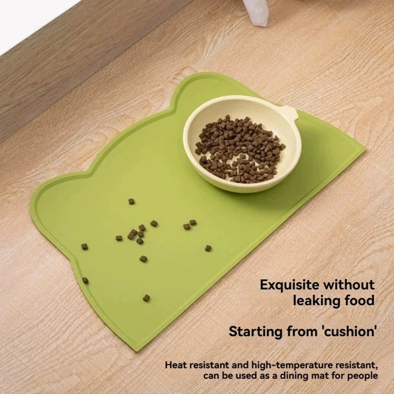 Cat & Dog Silicone Meal Mat – Waterproof & Anti-Slip Pet Feeding Mat Babs