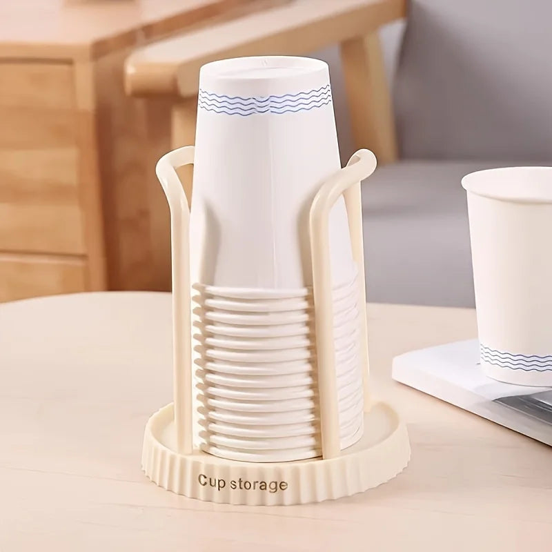 Countertop Disposable Cup Holder & Stemware Rack Organizer Cup Holder Dispenser Babs