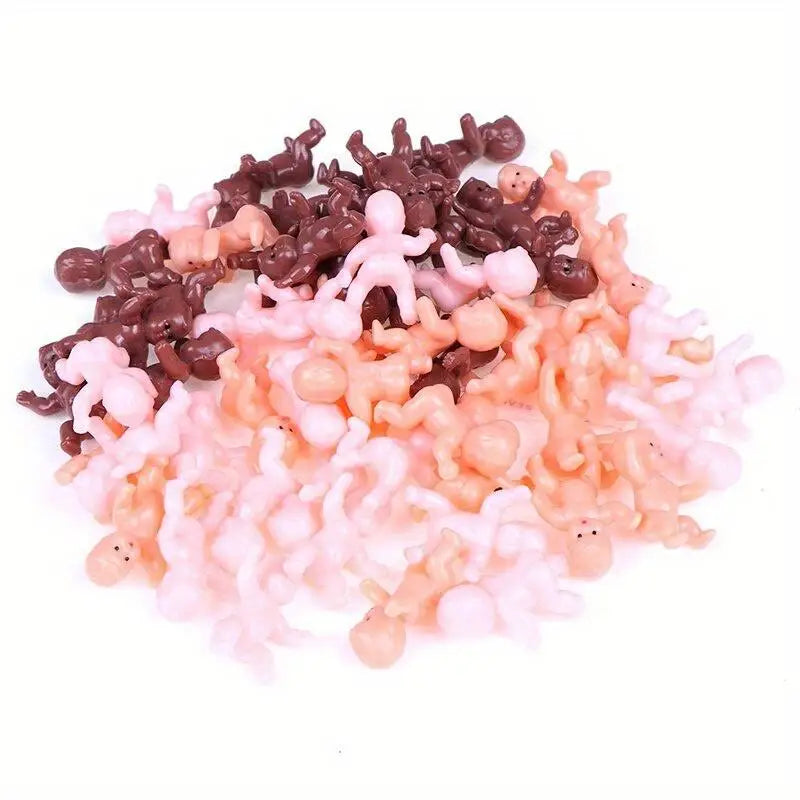 20Pcs Mini Plastic Baby Doll Accessories 1" & 1.2" Set Doll Accessories Babs