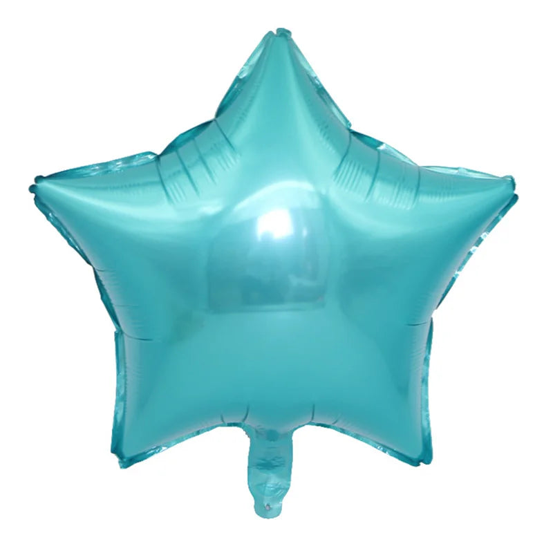18" Star & Heart Foil Balloons for Parties & Weddings (5–50 pcs) Party Foil Balloons Babs