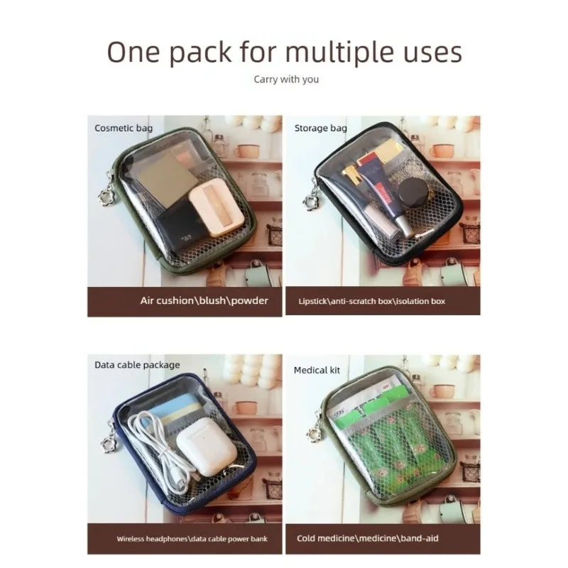 Transparent PVC Cosmetic Pouch – Travel Makeup Organizer Bag Cosmetic Organizer Pouch Babs