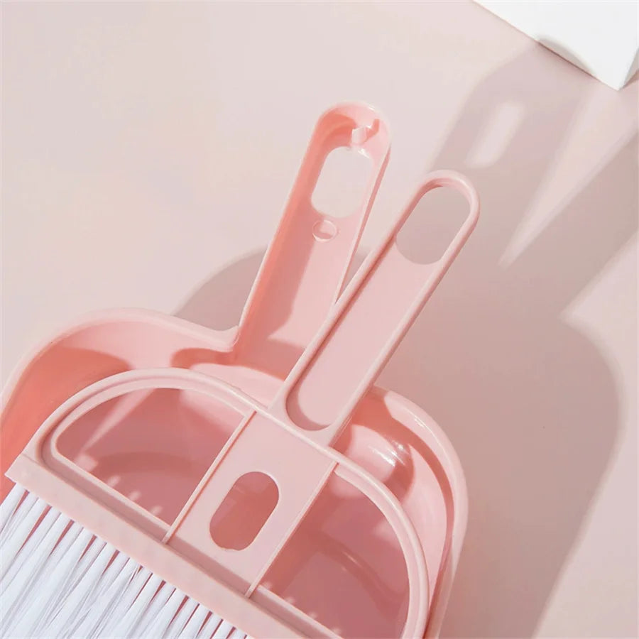 Candy-Colored Pet Broom & Dustpan Set – Mini Poop Scooper Pet Cleaning Set Babs