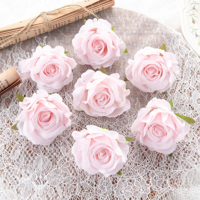 Silk Rose Artificial Flowers for Wedding, Party & Home Décor Artificial Silk Flowers Babs color 3 10pcs