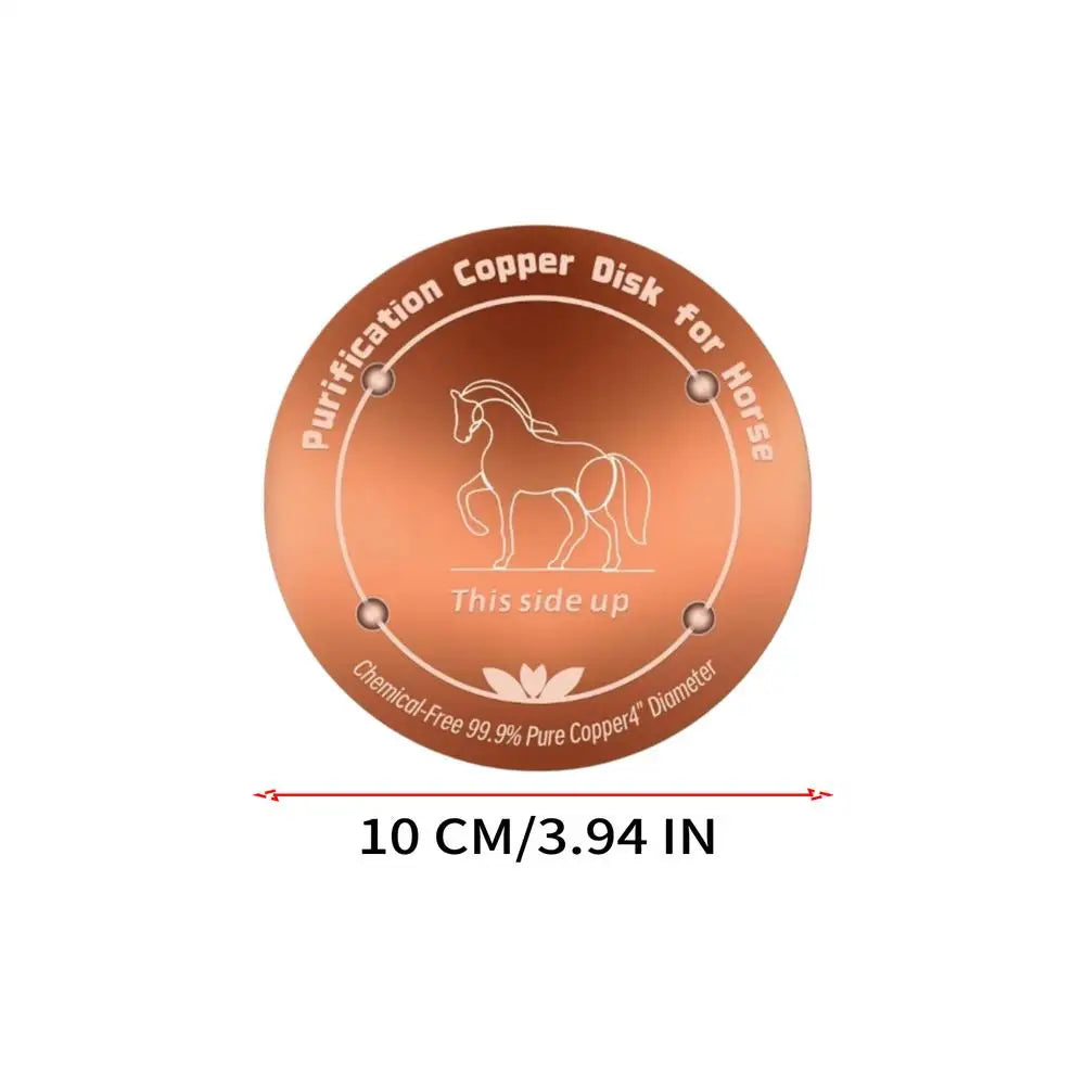 Copper Bird Bath Purifier Disc | Outdoor Water Cleaner Bird Bath Purifier Babs horse