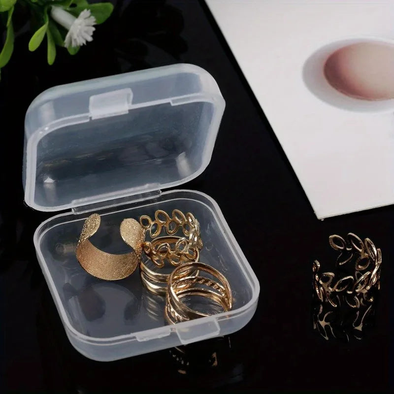30Pcs Mini Clear Plastic Storage Boxes with Lids | Organizer Mini Storage Boxes Babs