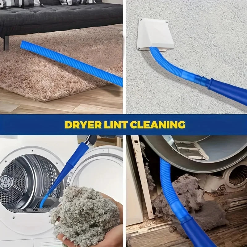 Dryer Vent Cleaner Kit – Bendable Vacuum Hose & Lint Remover Dryer Vent Cleaner Babs