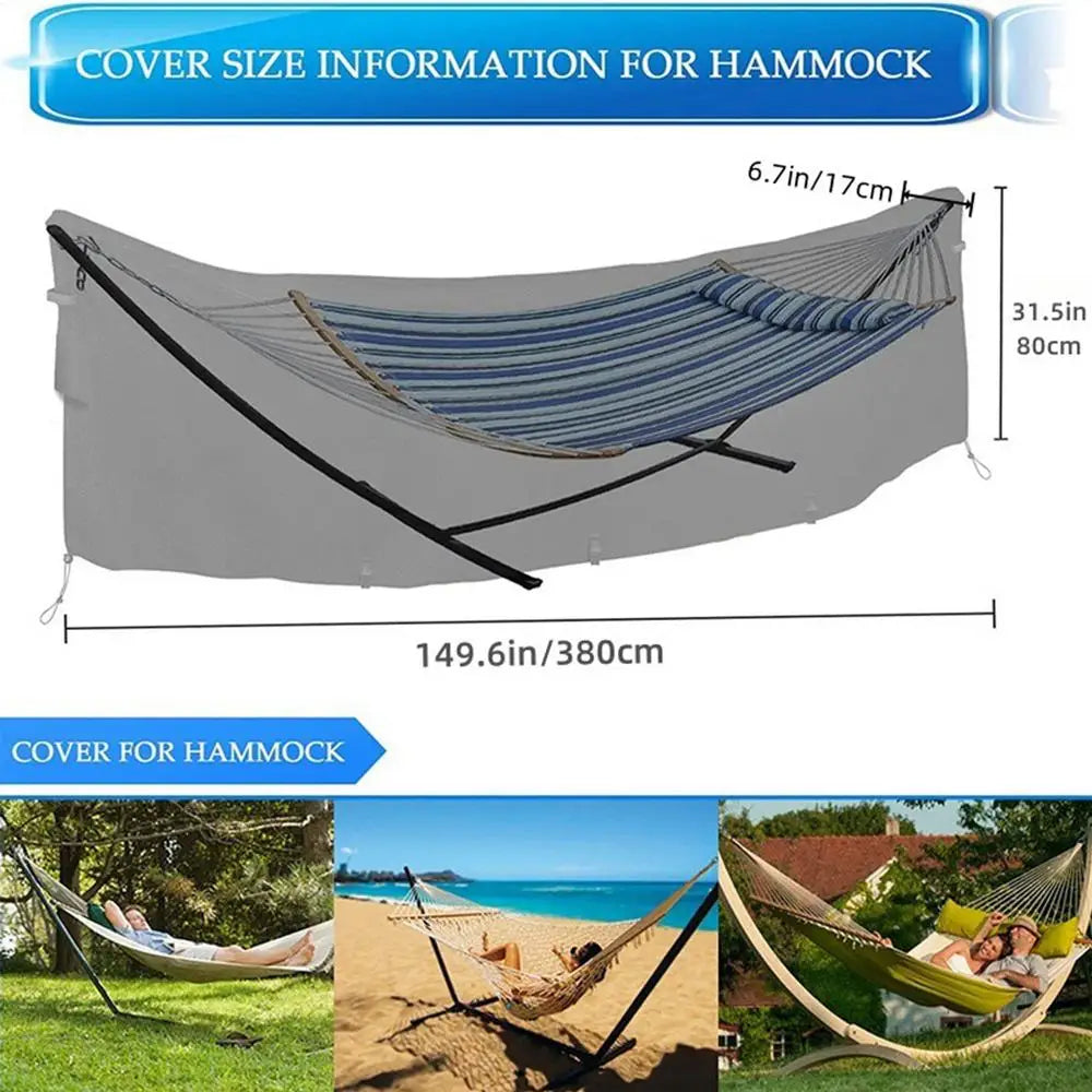Waterproof Hammock Cover – UV Resistant 420D Oxford All-Weather Hammock Cover Babs 1pcs
