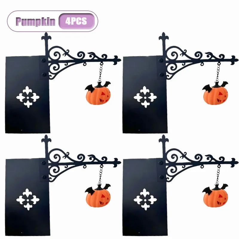LED Pumpkin Lantern | Halloween Bookshelf Table Décor 1–5 Pcs Decorative LED Lantern Babs Pumpkin-4PCS