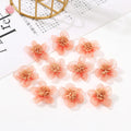 5Pcs 3cm Mini Silk Chiffon Artificial Rose Flower Heads – DIY Décor Artificial Flower Heads Babs 1
