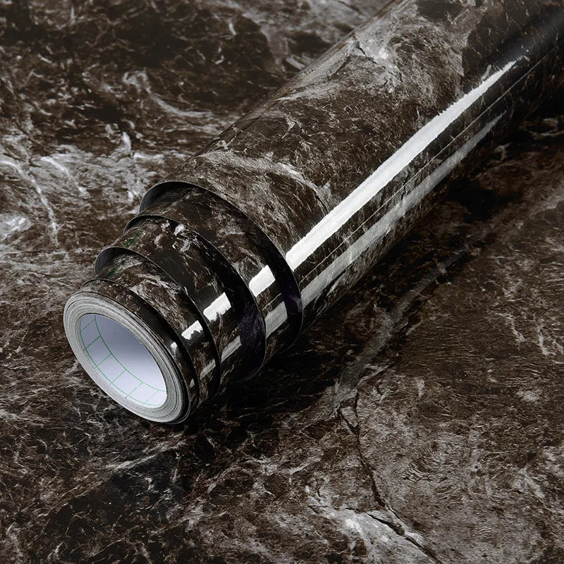 40cm Marble Self-Adhesive Waterproof PVC Wall Sticker Roll Wall Sticker Roll Babs 1 3mx40cm