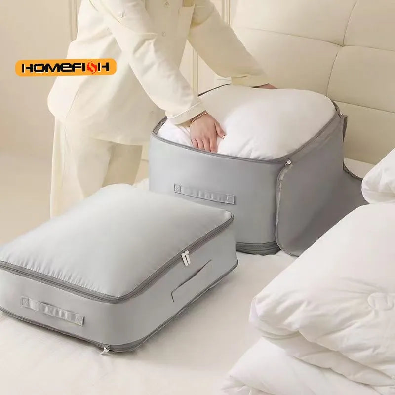 Heavy-Duty Self-Compressing Storage Bag for Clothes & Quilts Compression Storage Bag Babs
