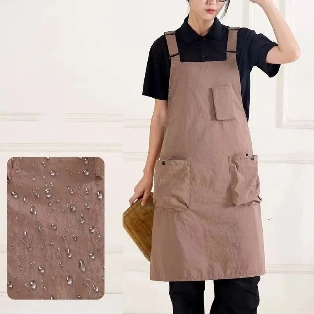 Water-Resistant Adjustable Cooking Apron – Oil-Proof Kitchen Apron Kitchen Cooking Apron Babs