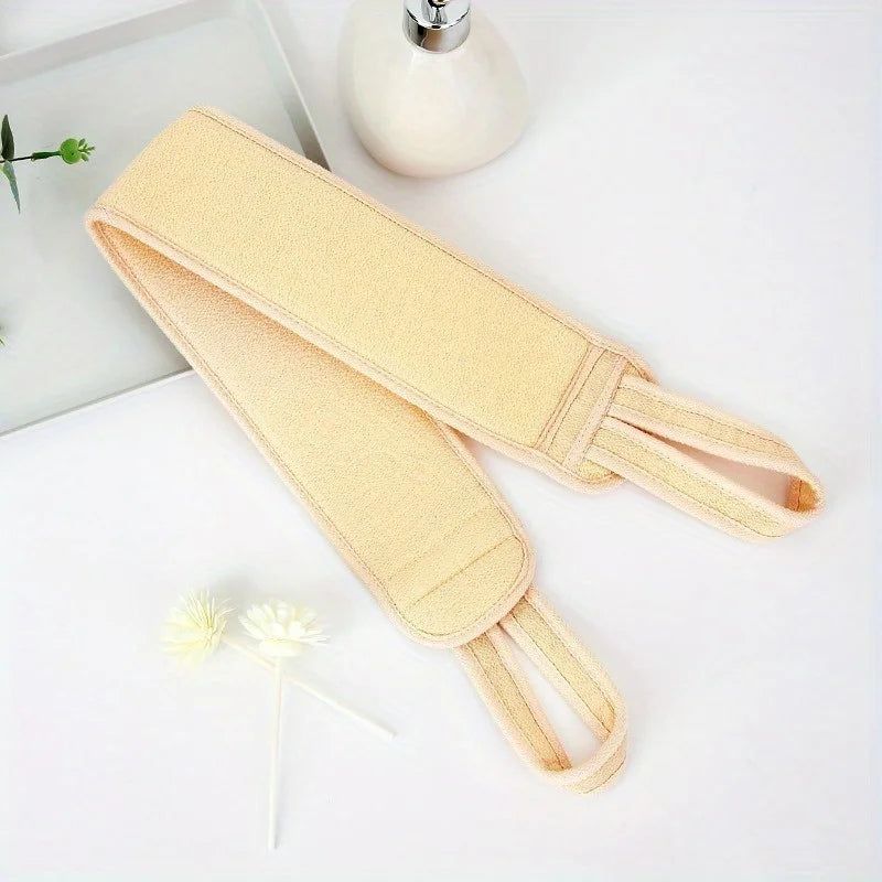 Double-Sided Back Scrubber Bath Strip Towel – Deep Body Clean Bath Scrubber Strip Babs yellow